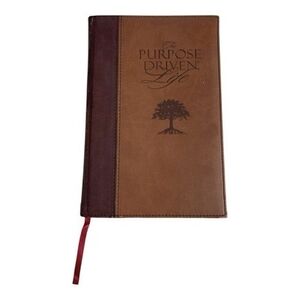 Rick Warren The Purpose Driven Life Spiritual Leatherette Hardcover Book